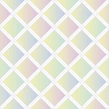 Geometric seamless vector pattern in pastel ombre Stock Illustration
