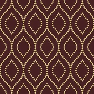 Geometric Seamless Vector Wavy Pattern 스톡 일러스트