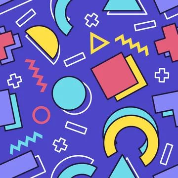 Geometric SeamlessBackground Stock Illustration