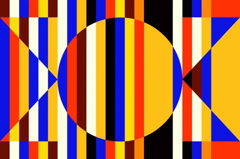 Geometric Shape Abstract Background Design Stock Illustration