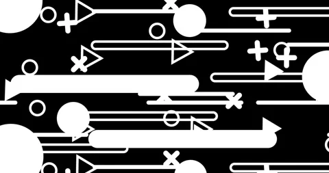 Geometric shape abstract loop animation. Infinity Motion Graphic Shapes loop Stock Footage 260355837