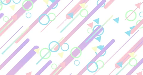 Geometric shape abstract loop animation. Infinity Motion Graphic Shapes loop Video stock 260429602