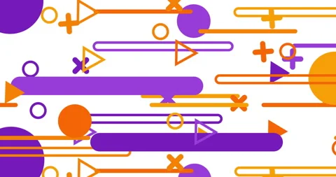 Geometric shape abstract loop animation. Infinity Motion Graphic Shapes loop Stock Footage 260975396