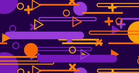 Geometric shape abstract loop animation. Infinity Motion Graphic Shapes loop Stock Footage 261910332