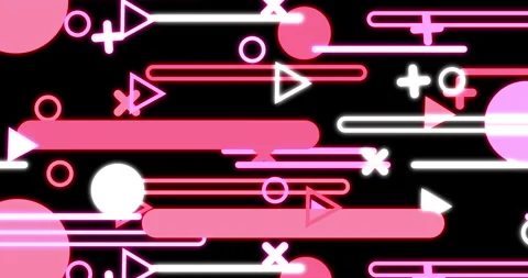 Geometric shape abstract loop animation. Infinity Motion Graphic Shapes loop Stock Footage 262608746