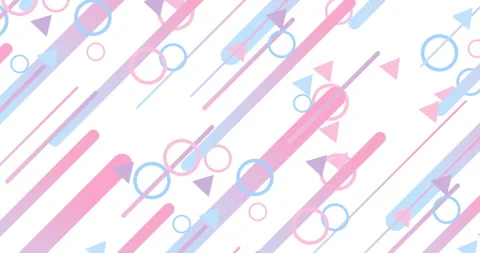 Geometric shape abstract loop animation. Infinity Motion Graphic Shapes loop Stock Footage 262692226