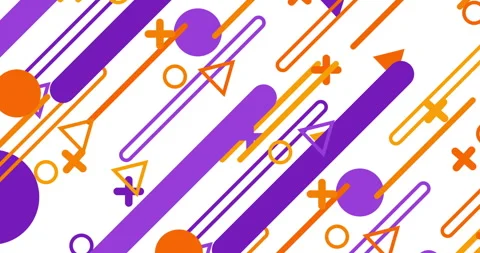 Geometric shape abstract loop animation. Infinity Motion Graphic Shapes loop Stock Footage 266188139