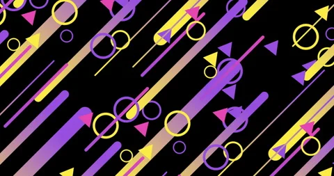 Geometric shape abstract loop animation. Infinity Motion Graphic Shapes loop Stock Footage 266463309