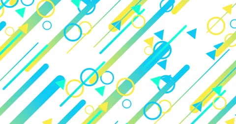 Geometric shape abstract loop animation. Infinity Motion Graphic Shapes loop Stock Footage 270502817