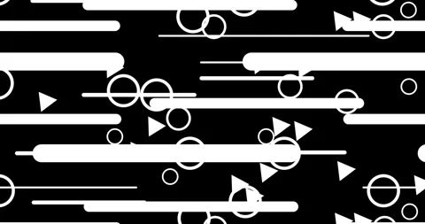 Geometric shape abstract loop animation. Infinity Motion Graphic Shapes loop Stock Footage 271695743