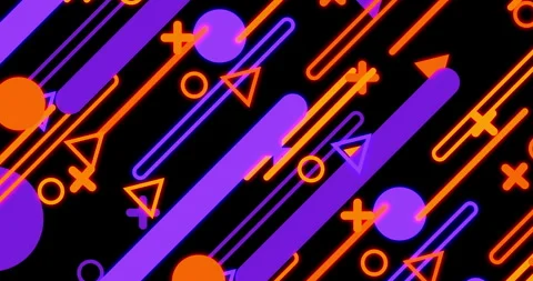 Geometric shape abstract loop animation. Infinity Motion Graphic Shapes loop Stock Footage 274036638