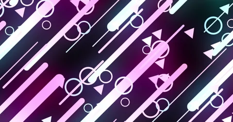 Geometric shape abstract loop animation. Infinity Motion Graphic Shapes loop Stock Footage 274237217