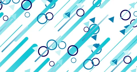Geometric shape abstract loop animation. Infinity Motion Graphic Shapes loop Stock Footage 276673022
