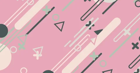 Geometric shape abstract loop animation. Infinity Motion Graphic Shapes loop Stock Footage 281526442