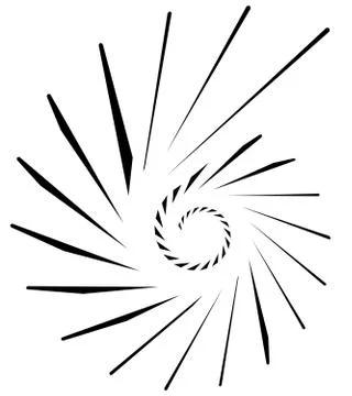 Geometric shape - Angular edgy element on white. Ilustração Stock