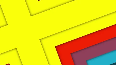 Geometric shape animated background Stock Footage 297653982