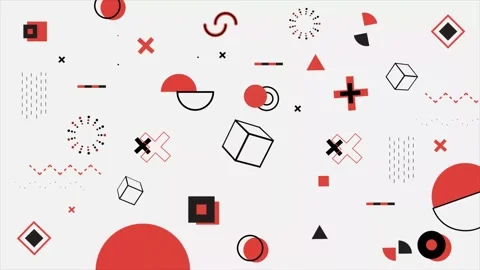 Geometric Shape Backgrounds Video stock 248459719