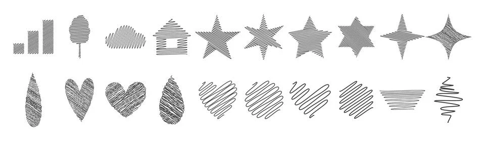 Geometric shape collection3 Stock Illustration