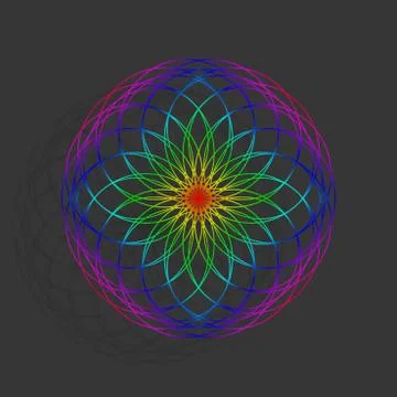 Geometric shape design Illustrazione stock