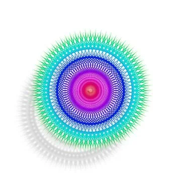 Geometric shape design Illustrazione stock