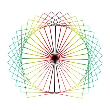 Geometric shape design Illustrazione stock