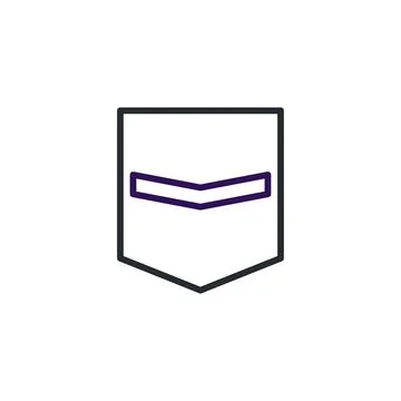 Geometric shape design offering a minimalist aesthetic with modern appeal a.. Illustrazione stock