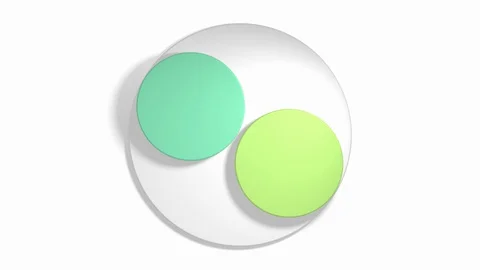 Geometric shape flat lay scene. Stock Footage 128070232