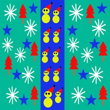 Geometric shape form pattern to be seasons sign and symbol background. Stock-Illustration