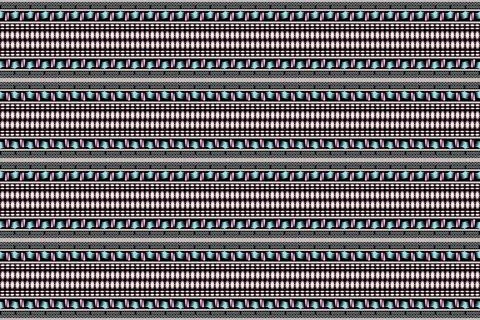 Geometric shape form a pattern,fashion art striped design Stock Illustration
