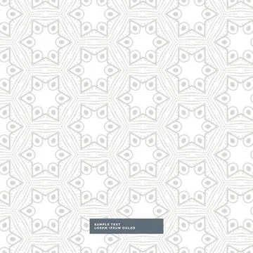 Geometric shape gray pattern on white background 스톡 일러스트