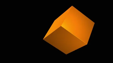Geometric shape. Holographic 3d shape. 3d rendering. Stock Footage 248633711