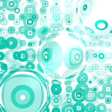 Geometric shape illustration Illustrazione stock