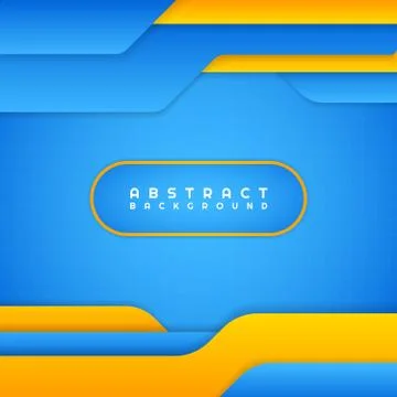 Geometric shape layer banner design abstract style color bright with space Stock Illustration