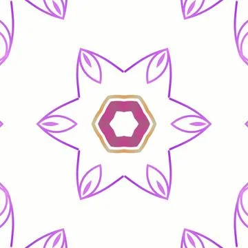 Geometric shape line art with retro risograph concept Stock-Illustration