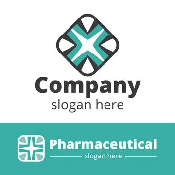 Geometric shape logo in simple design. Stock Illustration