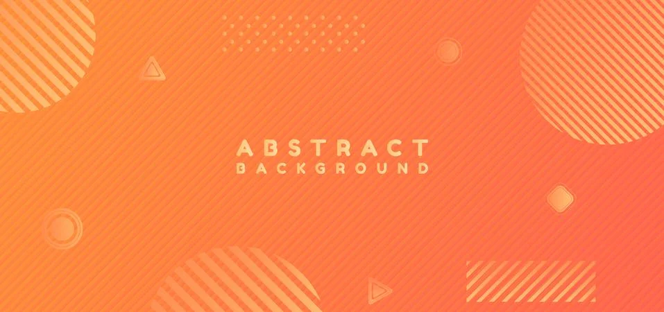 Geometric shape modern overlap background design halftone style Stock Illustration