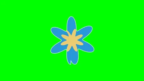 Geometric Shape Morph Circle Square Triangle on Green Screen Stock Footage 340828019