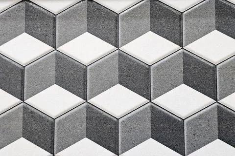 Geometric Shape Pattern Tiles Texture Background. 写真素材