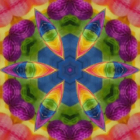 Geometric shape rainbow background concept pattern design,Kaleidoscope,Seamless Stock Footage 227473180