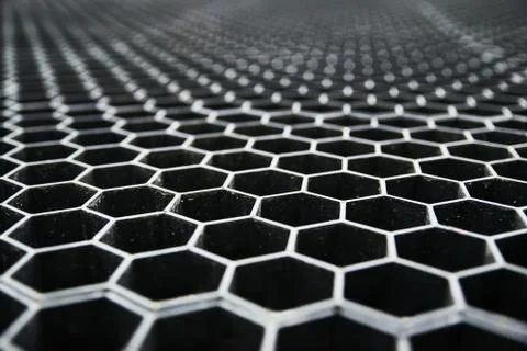 Geometric shape rubber cell pattern texture grid background Stock Photos