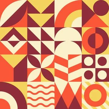 Geometric-shape-seamless-patern-background Stock Illustration