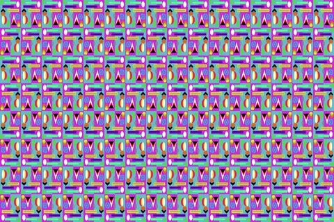 Geometric shape stripe pattern Foto stock