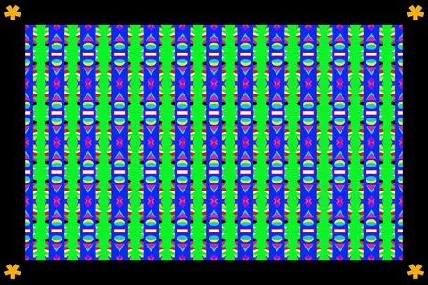 Geometric shape striped pattern Illustrazione stock