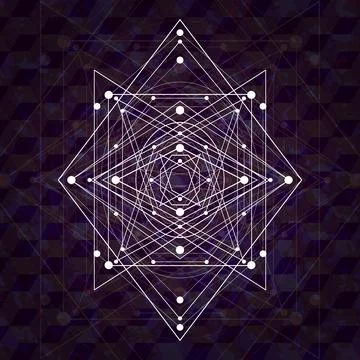 Geometric shape triangles rhombs background 1 Stock-Illustration