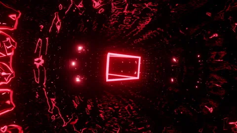 Geometric Shape Triangular Pyramid Sparkles Flicker for Musical Rhythm, Rotates Stock Footage 243784775