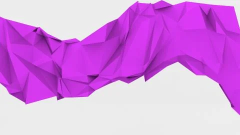 Geometric shape triangular violet wave wake abstract modern vector white back 스톡 일러스트