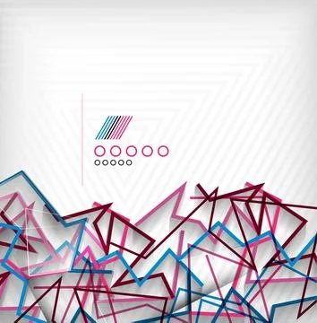 Geometric shapes abstract background 스톡 일러스트