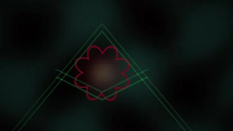 Geometric shapes and lines abstract art. Stock Footage 336695108