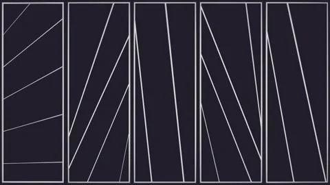 Geometric shapes and lines black and white animation Stock Footage 280712908