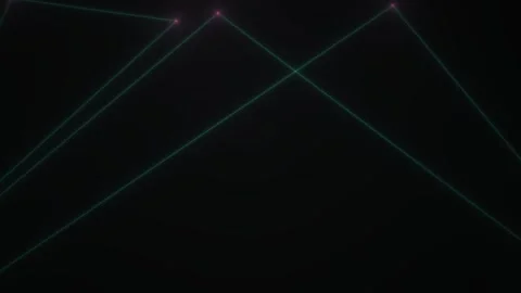 Geometric shapes and lines on black. Stock Footage 334687140